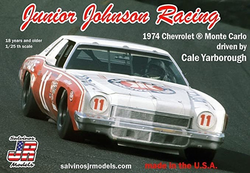 Modelos Salvinos Jr Sjr1974b Nascar. Kit Modelo Plástico