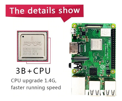 Raspberry Pi 3 Model B+ Plus 1.4ghz Completo Com Tela 7 Pol. (Usado)