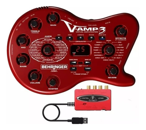 Procesador De Efectos Behringer V-amp 3 Para Guitarra Daiam 