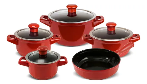 Conjunto Panelas Cerâmica Duo Smart 5 Pçs Pomodoro Ceraflame