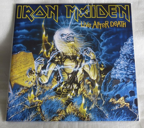 Iron Maiden Live After Death 2 Lp Vinil Made In England 2014