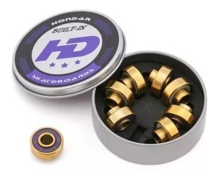 Rodamientos Hondar Precision Built-in Titanio Longboard