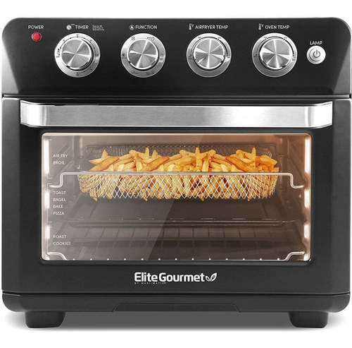 Horno/freidora De Aire 25 L Digital Programable Elite Acero