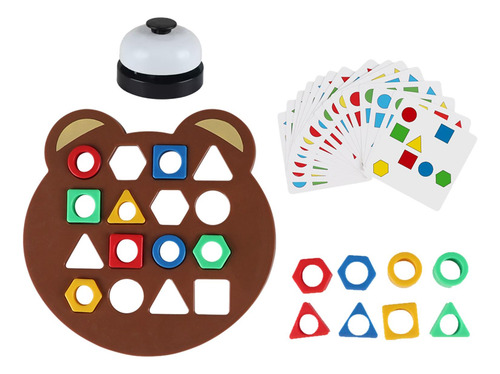 Juego De Mesa De Aprendizaje De Colores Juego De Con Campana