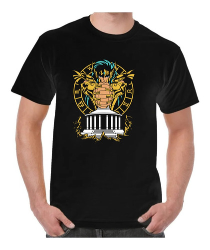 Playera Saint Seiya Caballeros Dorados Camus Acuario Casas