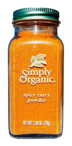 Simply Organic Spicy Curry Picante En Polvo 79g