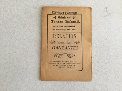 Cuadernillo A. Vargas Arroyo - Relación Para Los Danzantes
