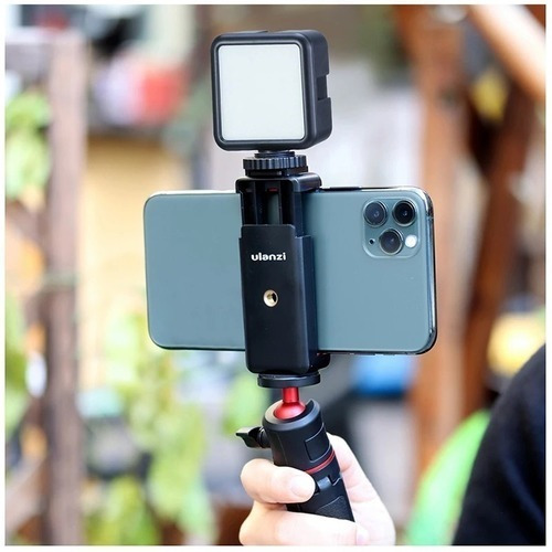 Imagen 2 de 7 de Kit Filmación Trípode + Adaptador Celular + Led Ulanzi Vl49