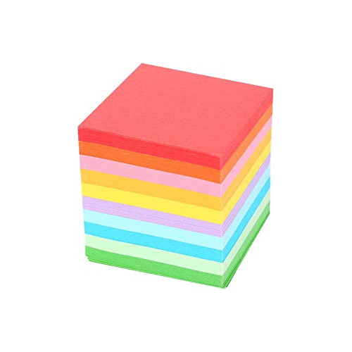 Papel De Origami, 520 Piezas, 10 Colores, Papel Cuadrad...