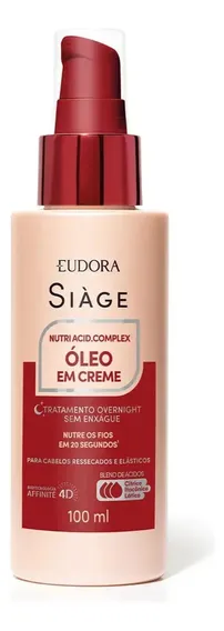 Óleo Em Creme Siàge Nutri Acid. Complex Eudora 100ml