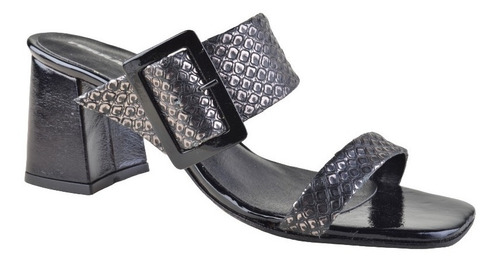 Imagen 2 de 8 de Sandalias Zuecos De Cuero De Mujer Livianos - Pash - Ferraro