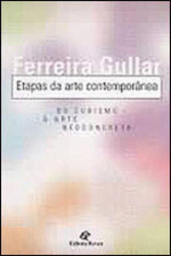 -, De Gullar, Ferreira. Editora Revan, Capa Mole, Edição 2ª Edição - 1998 Em Português