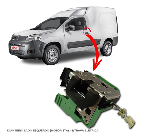 Fechadura Porta Diant. Motorista S/ Trava Novo Fiorino 2017