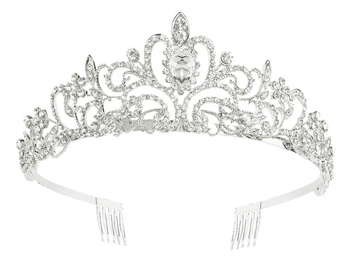 Diadema Princess Tiara, Corona De Novia, Accesorios Para El