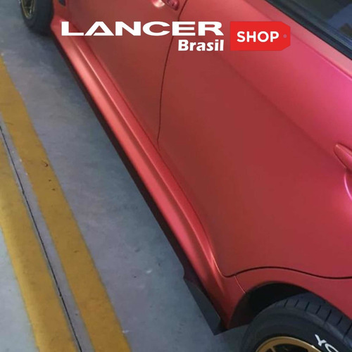 Imagem 10 de 10 de Par De Saia Lateral Em Alumínio Mitsubishi Lancer Shop Br