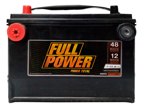 Bateria Full Power 12v 800 Amperes Modelo Fp-34/78-800