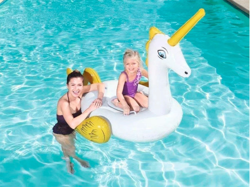 Unicornio Chico Inflable Flotador Pileta Bestway 41104 Full