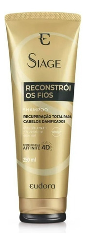 Shampoo Siàge Reconstrói Os Fios Da Eudora