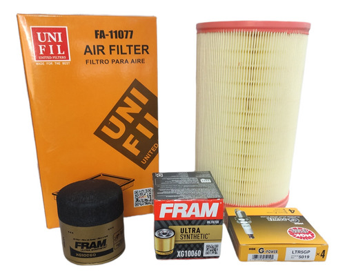 Kit De Filtros Chevrolet S10 2.5 2016 2017 Bujia Aceite Aire