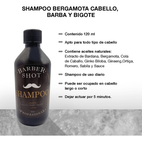 Shampoo Cola De Caballo Y Tratamiento De Bergamota + Romero