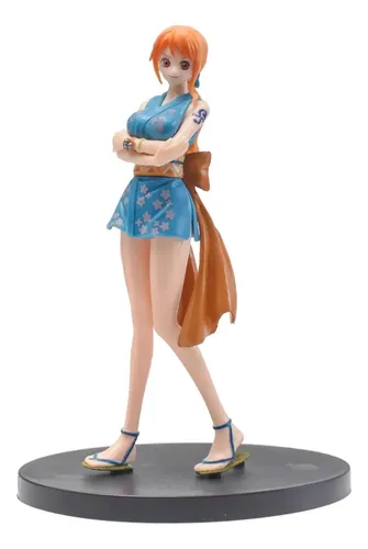 Figura De Ação Anime Monkey D Luffy, Zoro, Robin, Nami, Cole