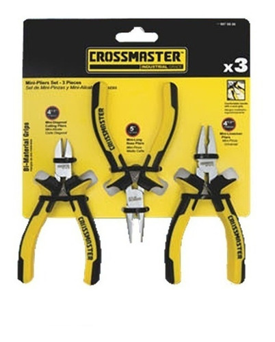 Set De Mini Pinza Y Alicate 3 Piezas Crossmaster 9970806