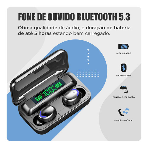 Auriculares Inalámbricos Tws F9-5 Bth-f9-5