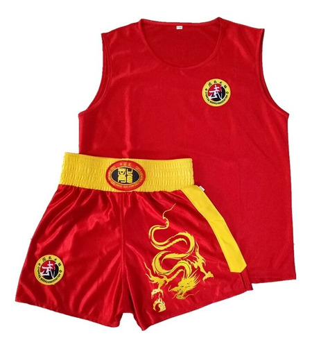 Uniforme De Boxeo Unisex Sanda Suit Kongfu Uniform Wushu
