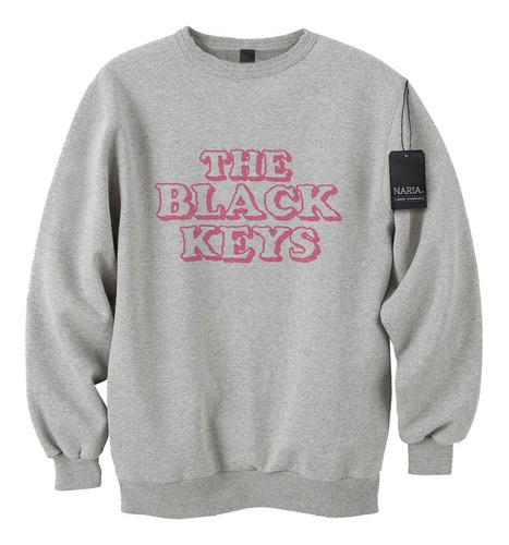 Buzo Cuello Redondo Hombre The Black Keys Art Logo  - Mubk3