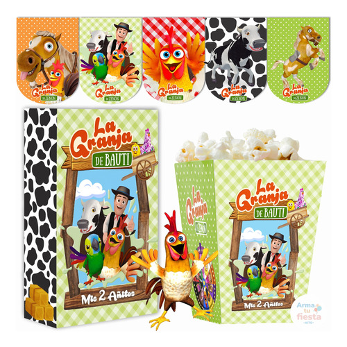 Kit Imprimible Granja De Zenon Texto Editable 