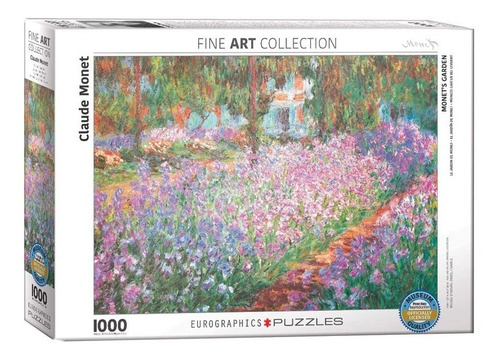 Imagen 1 de 2 de Rompecabezas - Eurographics - Monet's Garden - 1000 Piezas