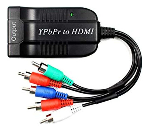 Adaptador Convertidor Ypbpr A Hdmi, Componente A Hdmi, 5rca