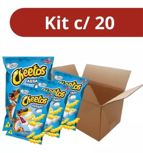 Caixa De Biscoito Salgadinho Cheetos Requeijão 20g - 20un