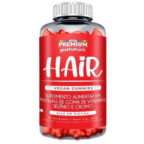 Gummies Hair Vita Premium / Gomitas Fortalecedoras, 60 Gomas