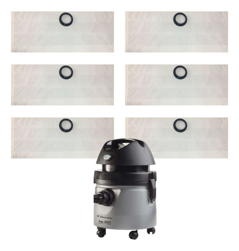 Saco Coletor Aspirador De Pó Electrolux  A10 Smart Kit C/06 