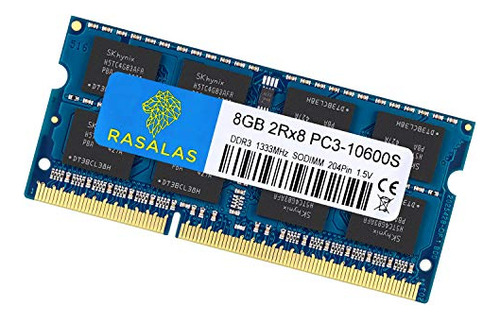 Rasalas Ddr3 Pc3-10600s Ddr3 1333 Mhz 1,5 V Cl9 Ram 2rx8 P