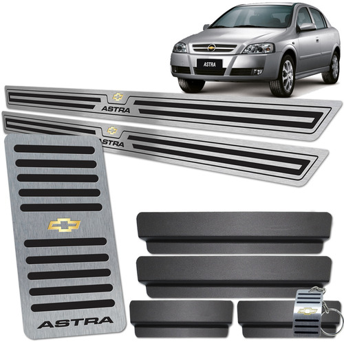 Astra 2 Portas Soleiras Aço Inox + Vinil + Descanso