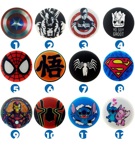 Popsocket Soporte Marvel Dc Dragon Ball Stitch Spiderman