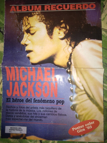 Revista Album Recuerdo - Michael Jackson - Gira 1993