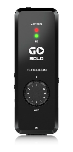 Interfaz Audio Tc Helicon Go Solo Portatil P/celulares Cuo