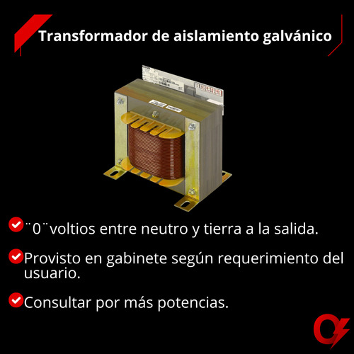 Transformador De Aislación Galvánica De 10 Kva De Potencia