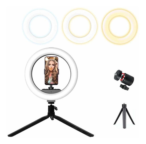 Anillo Luz Led 9 Soporte Tripode Para Video Maquillaje 3