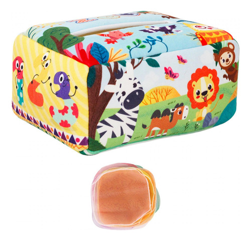 Tissue Box Soft High Contrast Toys Para Niños De 1 Estilo B