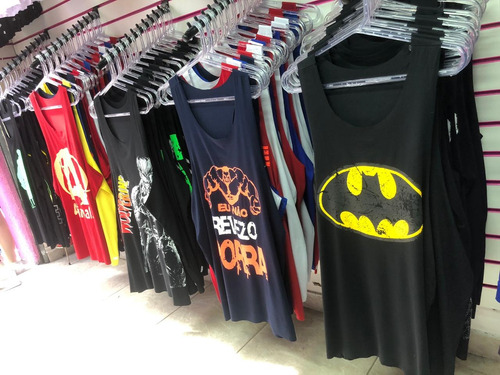 Imagem 6 de 10 de Kit 10 Regatas Cavada Masculina Academia Musculação Fitness