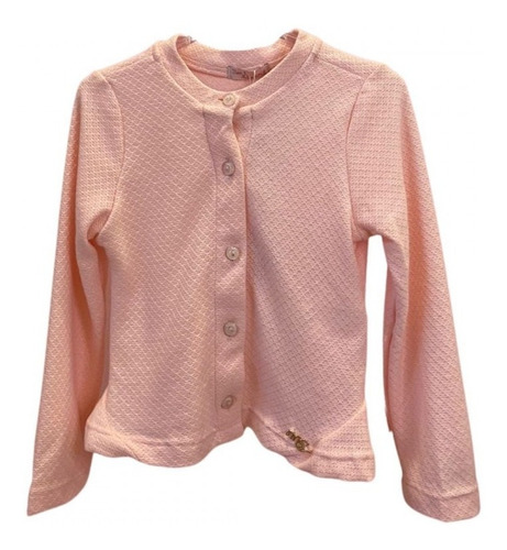 Imagem 2 de 4 de Casaco Infantil Mon Sucré Color Fresh 21000 Offwhite Ou Rosa