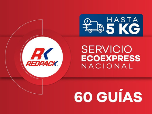 Imagen 1 de 1 de 60 Guías Prepagadas Ecoexpress Hasta 5 Kg