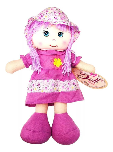 Muñeca Pepona Mediana Doll Planet Vestido Violeta - Faydi
