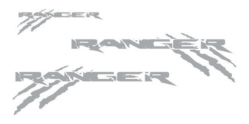 Sticker Ranger Garras P/ Batea 3 Pza. Compatible Con Ranger