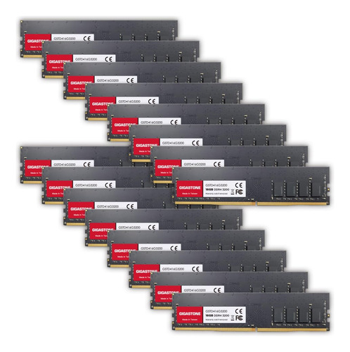 Memoria Ram Ddr4 Gigastone 256gb Kit (16x16gb) Ddr4 3200mhz
