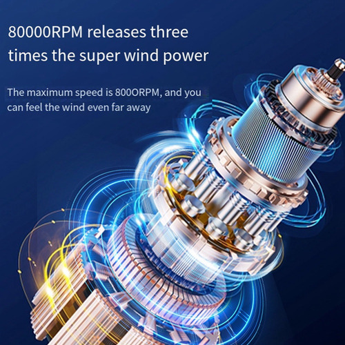 Ventilador Q7turbo, Turboventilador Portátil Para Exteriores